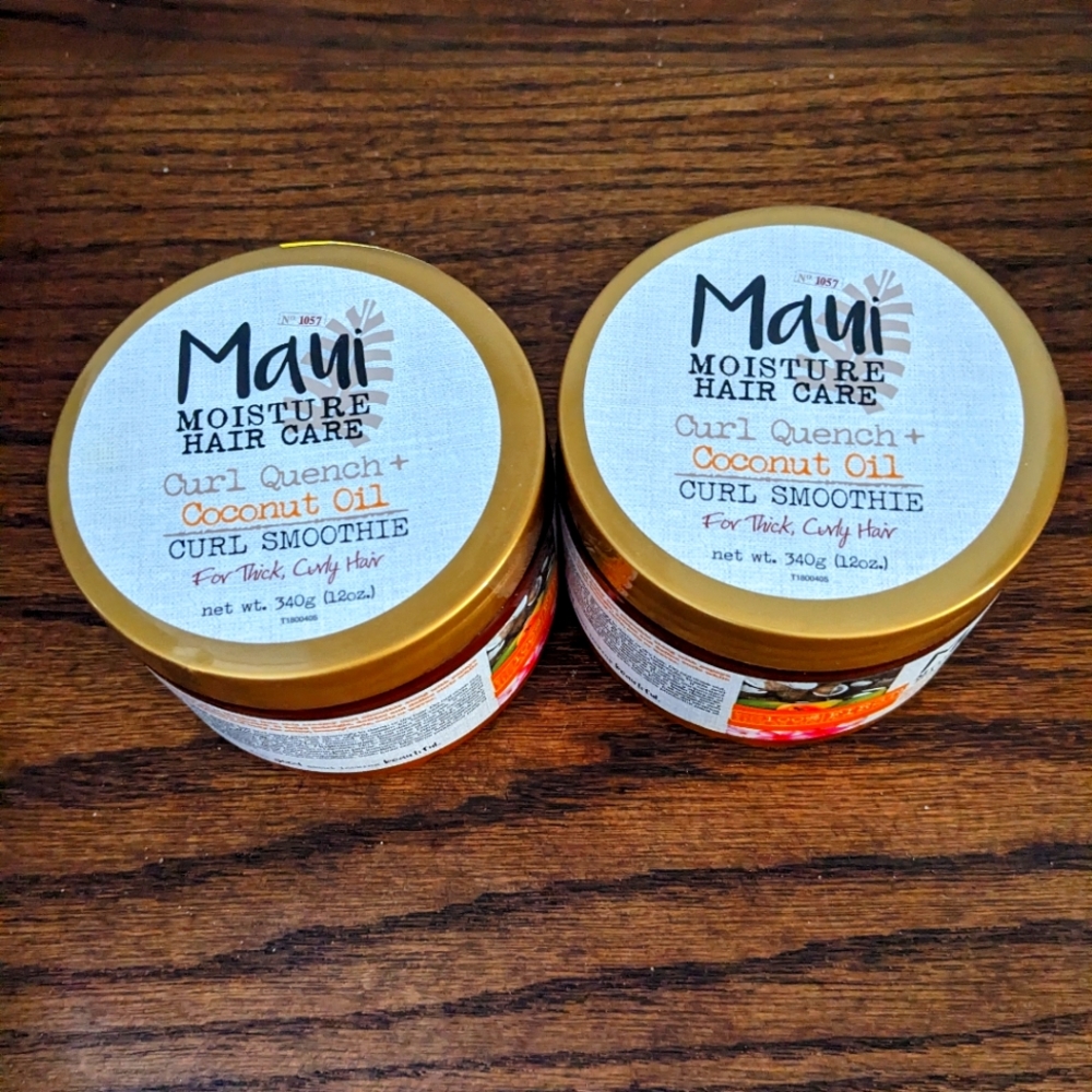 New Maui Moisture Curl Quench + Coconut Oil Curl Smoothie